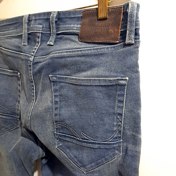 Jack & Jones | Men's off grey /Blue Jeans slim fit - Picture 7 of 10